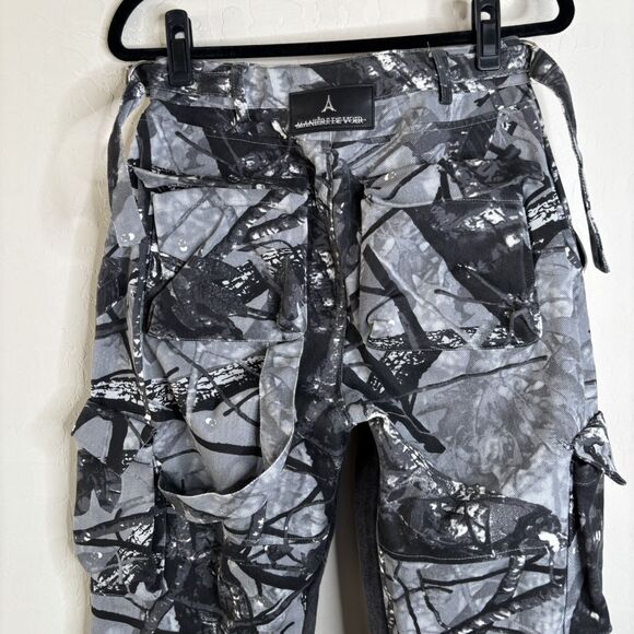 Maniere De Voir Black and Gray Flare Jeans - Picture 7 of 10